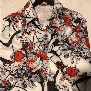 Silk like dress shirt